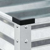 vidaXL Vrtno korito 45x45x88 cm pocinkano jeklo | Shoptok.si