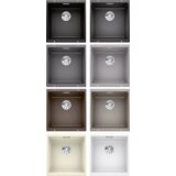 Blanco sudoper SUBLINE 400-U InFino SILGRANIT CRNA, bez dalj.upr. | shoptok.hr