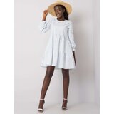 RUE PARIS Dress-123-SK-187576.40P-white-blue | Shoptok.si
