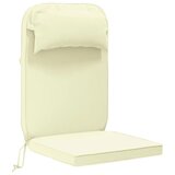  Jastuk za sunčanje 100% poliester Krem 55 x 124 x 5 cm - Krem Poliester | shoptok.hr