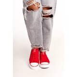 Kesi Ženske klasične niske tenisice Big Star DD274339 Red bela | svetloplava | crvena | ePonuda.com
