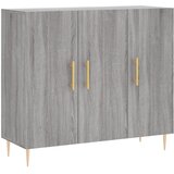  Komoda boja hrasta sonome 90 x 34 x 80 cm konstruirano drvo | shoptok.hr