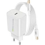 Oem Mayaxess, Omrežni polnilnik za Galaxy S24 Ultra 20W + 1m USB-C kabel, Bela, (5000275813) | Shoptok.si