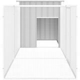  Kavez za kokoši sivi 300x91x100 cm od pocinčanog čelika | shoptok.hr