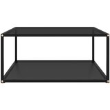 Furnova Klubska mizica črna 80x80x35 cm kaljeno steklo, (21914345) | Shoptok.si