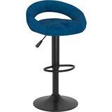  Barske stolice 2 kom. Plavi baršun | shoptok.hr