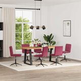 Furnova jedilni stoli 6 kosov vinsko rdeč žamet, (21929558) | Shoptok.si