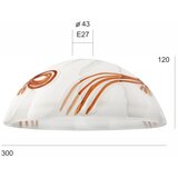  zamensko staklo sfera E27 120x300 mm belo/narandžasto | Eponuda.com