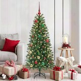 vidaXL set božićnih ukrasnih kuglica 61 pcs šareni plastika | shoptok.hr