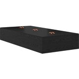  Posteljni okvir Črni hrast Furnir iz lesa Enojna Trajna, (22051171) | Shoptok.si