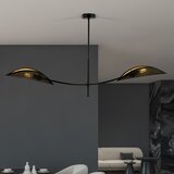  Luster na štangi LOTUS 2xE14/10W/230V crna/zlatna | Eponuda.com
