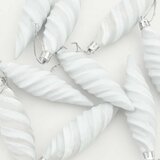 vidaXL Dekoracija božičnega drevesa 40 pcs Bela | Shoptok.si