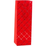  Wine Bottle Paper Gift Bag Silver Elements 35 x 12 x 9 cm | shoptok.hr