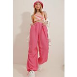 Trend Alaçatı Stili Pants - Pink - Relaxed Cene