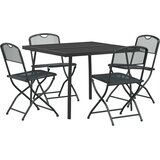  Set vanjskog namještaja 5 pcs Antracit Željezo i čelik | Eponuda.com