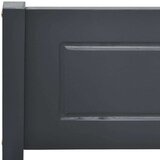  Za krevet od masivne borovine sivi 120 x 200 cm | shoptok.hr