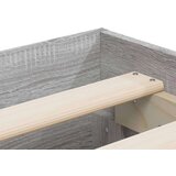 vidaXL Okvir za krevet s ladicama boja sivog hrasta 120x190 cm drveni | shoptok.hr