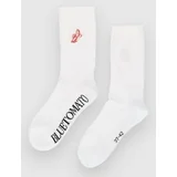 Icon Nogavice white / banana pink