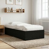  Okvir kreveta za pod Crni hrast 80 x 200 cm Konstruirano drvo | Eponuda.com