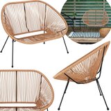  Vrtna sofa, smeđa 114 x 82 x 87 cm | shoptok.hr