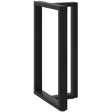  Noge za barski stol T-oblika 2 kom Crne 60x35x(100-101) cm Čelik | shoptok.hr