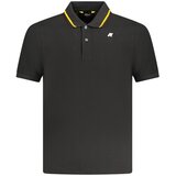 K-Way Mu&amp;scaron;ka Crna Polo Majica Kratkih Rukava Slike