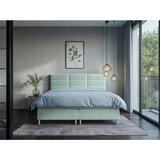 CARRYHOME POSTELJA Z VZMETNICO 140 cm x 200 cm , tekstil turkizna | Shoptok.si