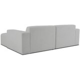 Scandic Bijela kutna garnitura od bouclé tkanine (s desnim kutom) Roxy – | shoptok.hr