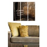Wallity MDF1190768 multicolor decorative mdf painting (3 pieces) Cene