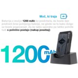 AGM odporni preklopni telefon na tipke flip M10 (4G lte) dual sim, IP68/IP69K/MIL-STD-810H, črn | Shoptok.si