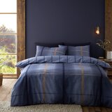 Catherine Lansfield Temno modra podaljšana flanelna posteljnina za zakonsko posteljo 230x220 cm Melrose Tweed Check – | Shoptok.si