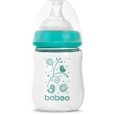 Baboo Anti-colic Glass Feeding Bottle Wide Neck steklenička za dojenčke 0m+ 150 ml | Shoptok.si