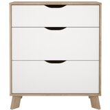 Tvilum Bela/v naravni barvi komoda v hrastovem dekorju 79x92x40 cm Ikast – | Shoptok.si
