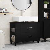  Toaletna jedinica Crna 80 x 35 x 60 cm Konstruirano drvo | shoptok.hr