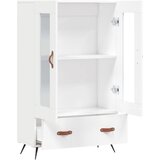  Visoka komoda bijela 69,5 x 31 x 115 cm od konstruiranog drva | shoptok.hr