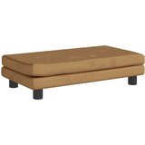  Krevet za pse s produžetkom smeđi 100 x 50 x 30 cm baršunasti | shoptok.hr