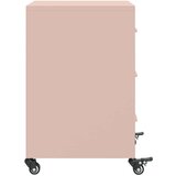 vidaXL Nočna omarica roza 36x39x59 cm jeklo | Shoptok.si