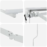  Električni zložljivi okvir tende Bela 3 x 2,5 m Jeklo, (5000206744) | Shoptok.si