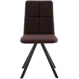 Cantus STOL, kovina, tekstil črna, temno rjava | Shoptok.si