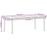  7-dijelni vrtni blagovaonski set smeđi | shoptok.hr