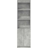 Visoka komoda siva betona 50x35x180 cm od konstruiranog drva | shoptok.hr