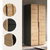 Livetastic OMARA S KLASIČNIMI VRATI, antracit, hrast artisan | Shoptok.si