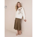 Sinsay Satenska midi suknja s asimetričnim šavom | shoptok.hr