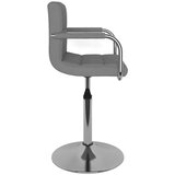 vidaXL Barski stolček svetlo sivo blago | Shoptok.si