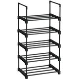  Industrijski Stalak za Cipele - Crni Loft Stil | shoptok.hr