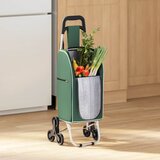 Kolica za kupovinu Zelena 39,5 x 33 x 93 cm Oxford tkanina | shoptok.hr