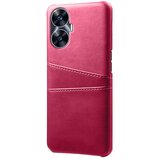 INORCO Za Realme C55 dvojne reže za kartice, zaščita pred padcem, ovitek za telefon iz PU usnja, prevlečen PC ovitek, (22033401) | Shoptok.si