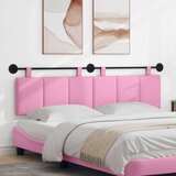  Držeće uzglavlje Zidne Ružičasta 190 x 55 x 5 cm tkanina - Ružičasta 180 cm bez LED | shoptok.hr