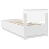  Krevetna konstrukcija Bijela 75 x 190 cm Konstruirano drvo | shoptok.hr