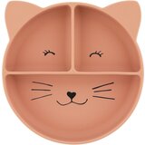 Trixie Otroški silikonski krožnik s priseskom Mrs. Cat | Shoptok.si
